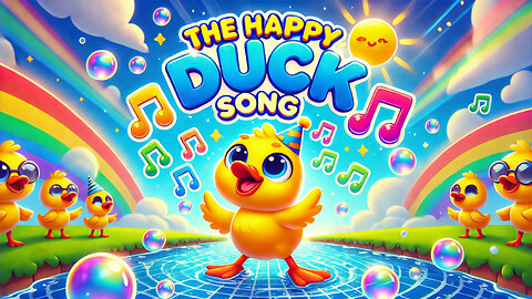 The Happy Duck Song 😃 | Fun Kids Song & Nursery Rhyme