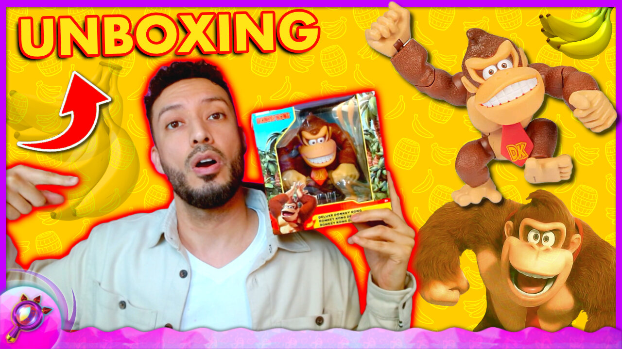 Super Mario Bros - Donkey Kong 6" Inch Action Figure Unboxing