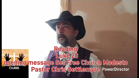 Luke 20 opening message Set Free Church Modesto Pastor Chris Settlemyre #theoutlawpreacher