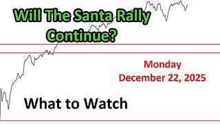 What to Watch Update for Monday December 22, 2025
