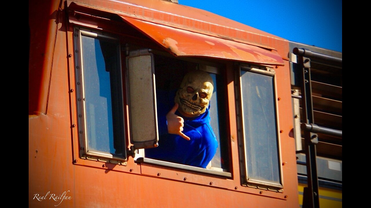Skeletor, BNSF Railway, Frankenstein and CPKC Rail on the Hinckley Sub