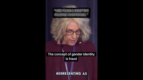 The concept of gender identity is fraud by Dr. Miriam Grossman