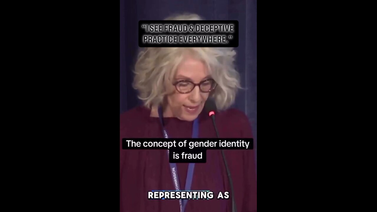 The concept of gender identity is fraud by Dr. Miriam Grossman