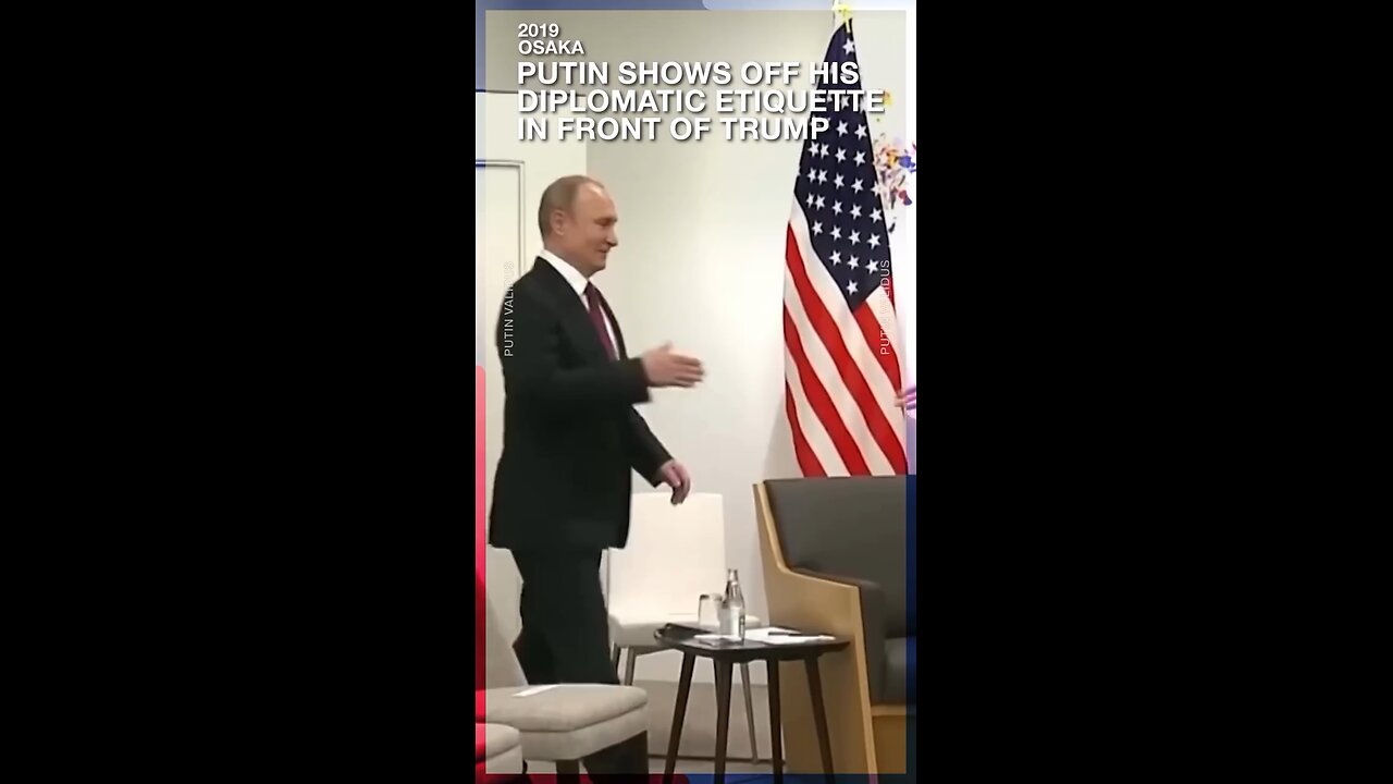 Putins Etiquette Throws Off Trump's Power Move