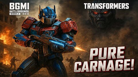 BGMI x TRANSFORMERS MODE = PURE CARNAGE! (Full Power Match)