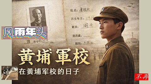 自传《风雨年头》第六集：在黄埔军校的青春岁月 Episode 6: My Formative Years at the Whampoa Military Academy