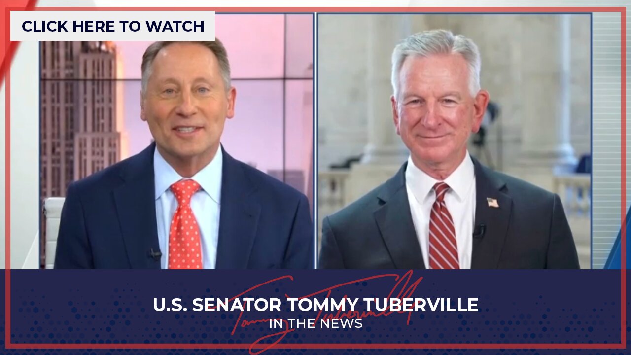 Senator Tuberville Joins "Saturday Agenda" on Newsmax to Discuss Dept. of Education and Woke Judges