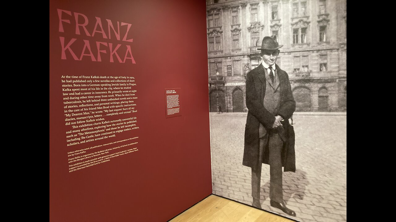Kafka Exhibit @ Morgan Library (Manhattan)