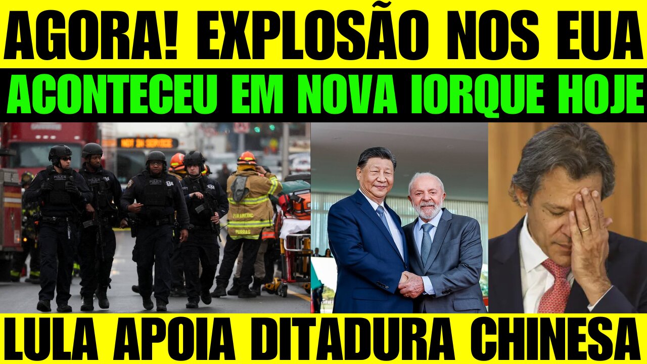 🔥🚨 BOMBA! BARCO EXPLO NOS EUA! LULA CITA OFENSAS AO DEFENDER CENSURA CHINESA NO BRASIL!