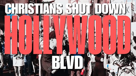 Despite Antifa Attacks Christians Shutdown Hollywood Blvd 06/03/2025