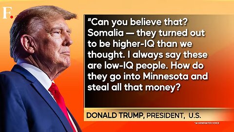 Trump Targets Somalia in Davos Speech, Says “It is Not Even a Country”