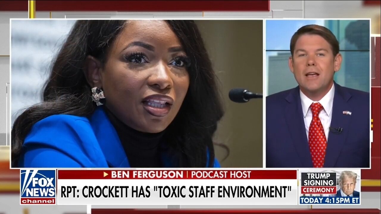 Ben Ferguson Unloads On Rep Jasmine Crockett