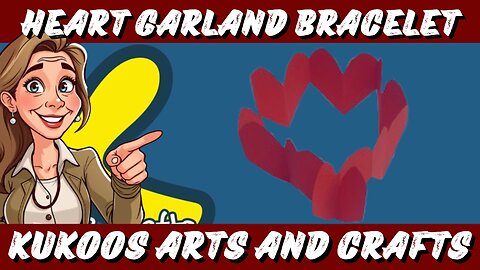 How to Make a Paper Heart Garland | Easy DIY Hanging Decoration