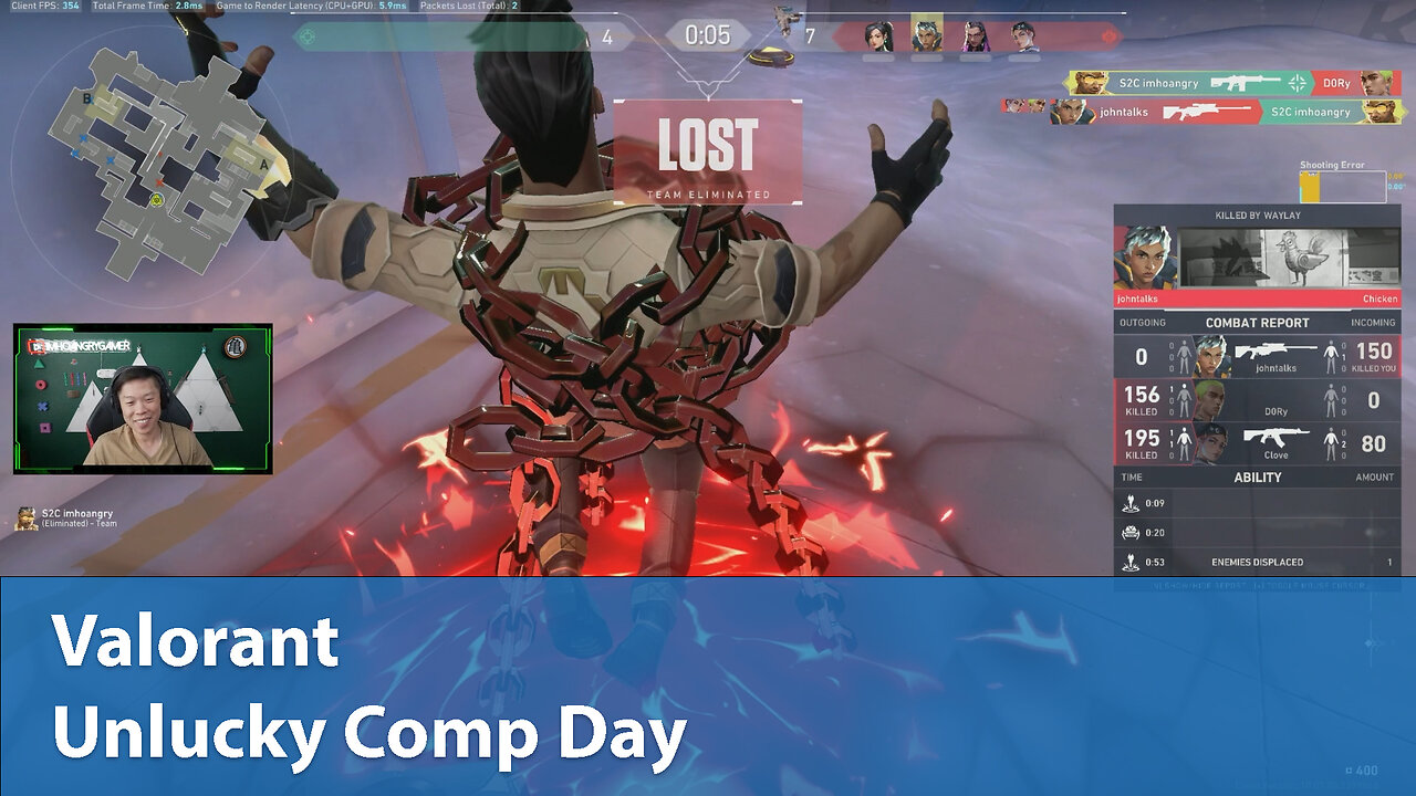Unlucky Comp Day | Competitive 1W-3L | Valorant