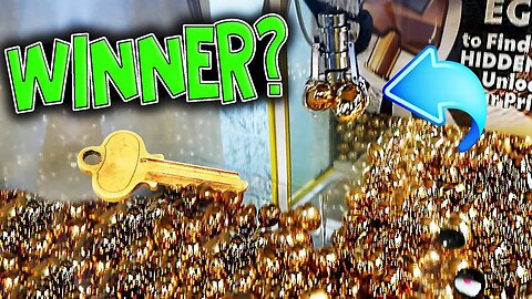 MYSTERY KEY GOLDEN EGG CLAW MACHINE!