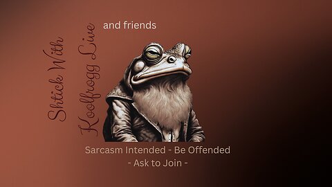 Shtick With Koolfrogg Live - at some point I do cover Hong Kong Fires and DC shootings -