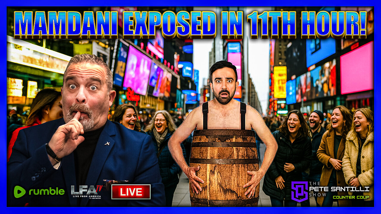 Scathing Eleventh Hour Report Exposes Mamdani Ahead Of Election Day In NYC | COUNTER COUP WITH PETE SANTILLI 11.3.25 5PM