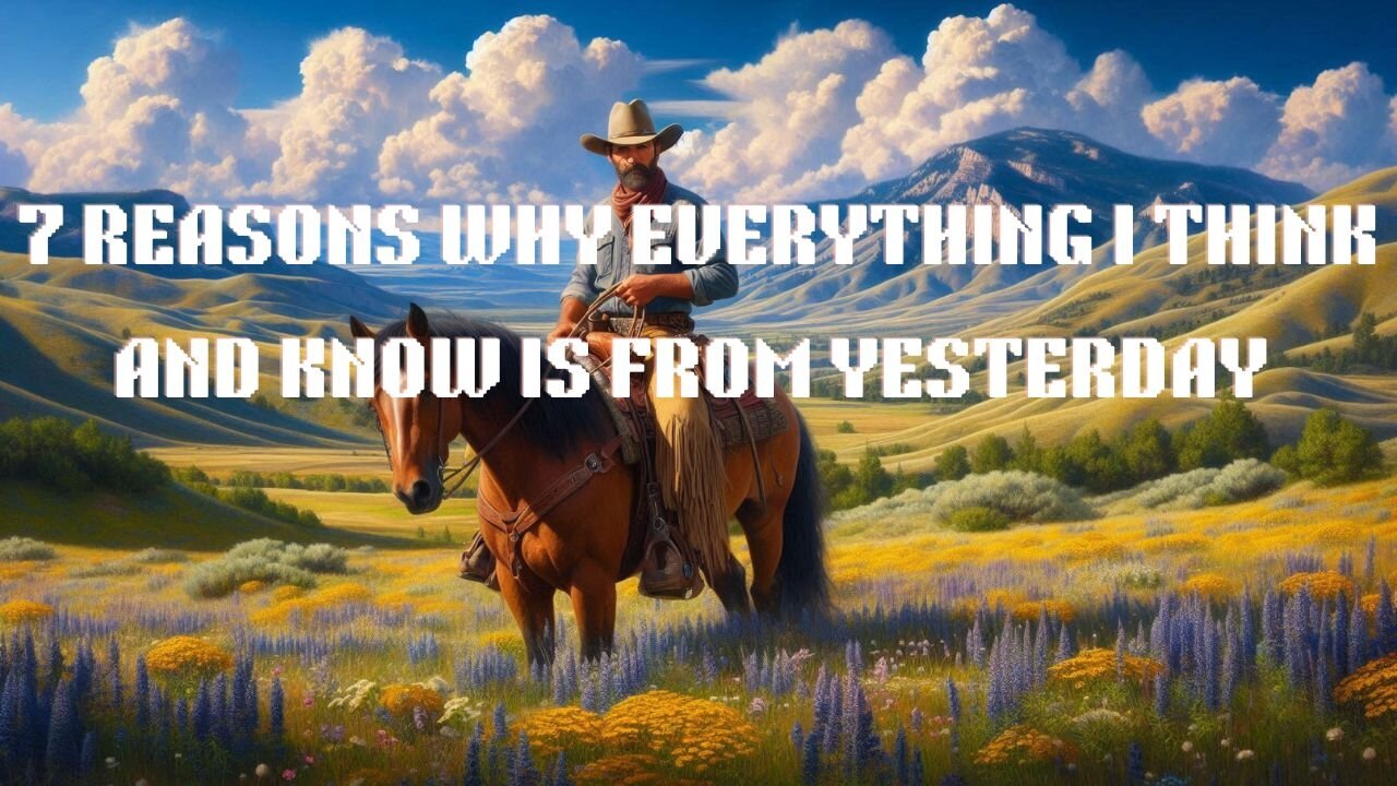 7 Reasons Why Everything I Think and Know is from Yesterday