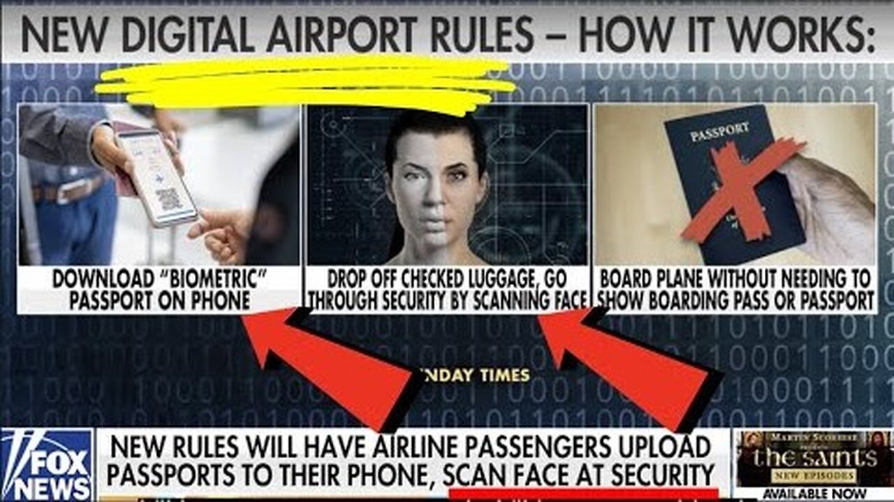 New Digital Airport Rules! You Will Be Forced Into Facial Recognition Only Boarding Passes!