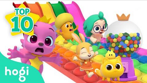 Learn Colors with Pop It and More | Best Learn Colors for Kids - Hogi Pinkfong