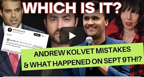 ANDREW KOLVET CAUGHT IN LIES, CANDACE OWENS AT RISK, AND STRANGE EVENTS ON SEPT 9TH (CHARLIE KIRK)