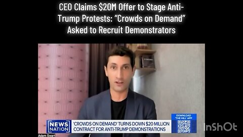 Paid protesters exist