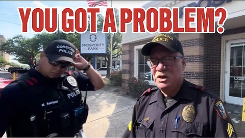 🚨Old Man GOES WILD with Cane at Bank! Claims I Threatened HIM?! 😳📹 - FIRST AMENDMENT AUDIT!