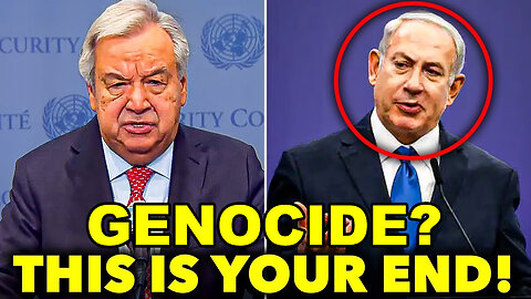 UN Chief Is Not Backing Down - Embarrasses Israel Live In His Viral Speech