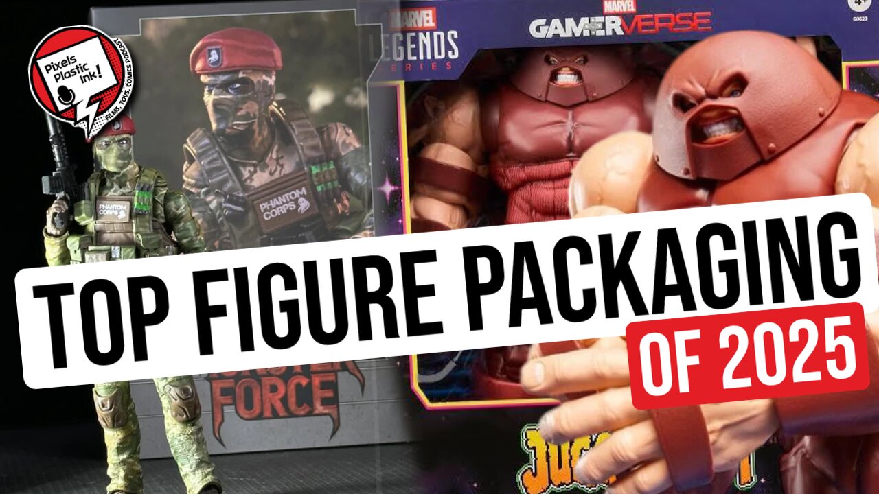 Top Action Figure Packaging of 2025 REVEALED! | Pixels, Plastic, Ink!