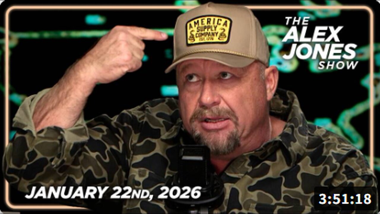 THURSDAY FULL SHOW 1/22/26: Feds Arrest Two BLM Organizers For Minnesota Church Attack, EU Reeling From Trump’s Davos Spanking, Democrats Officially Wargaming New Civil War As Violent ICE Riots Escalate! PLUS, Virginians SHOCKED When The State's Ne