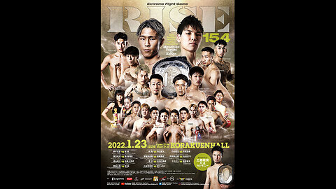RISE 154 - Jan 23 2022 - Korakuen Hall, Tokyo