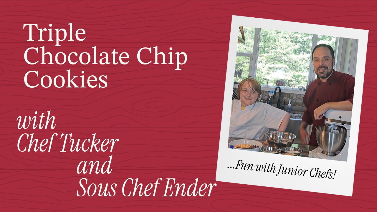 Triple Chocolate Chip Cookies