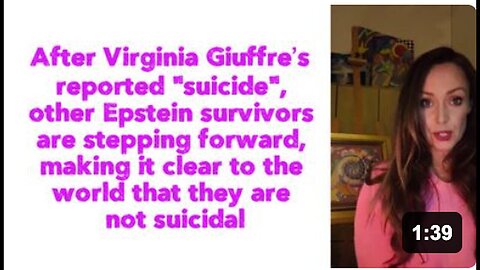 "Epstein Survivors Speak Out Boldly Amidst Virginia Giuffre's Alleged Suicide"