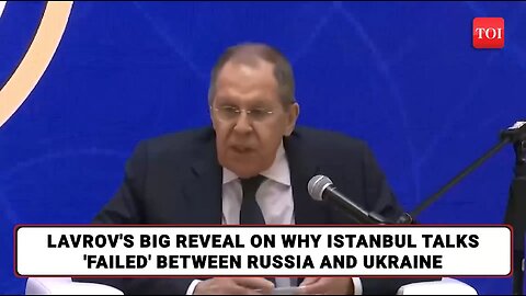 Lavrov's Huge Announcement Ahead of Trump-Putin Call; Reveals Why Istanbul Talks Failed (5-19-2025)