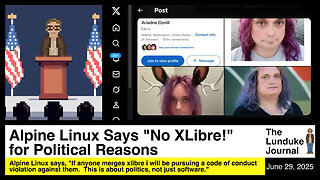 Alpine Linux Says "No XLibre!" for Political Reasons