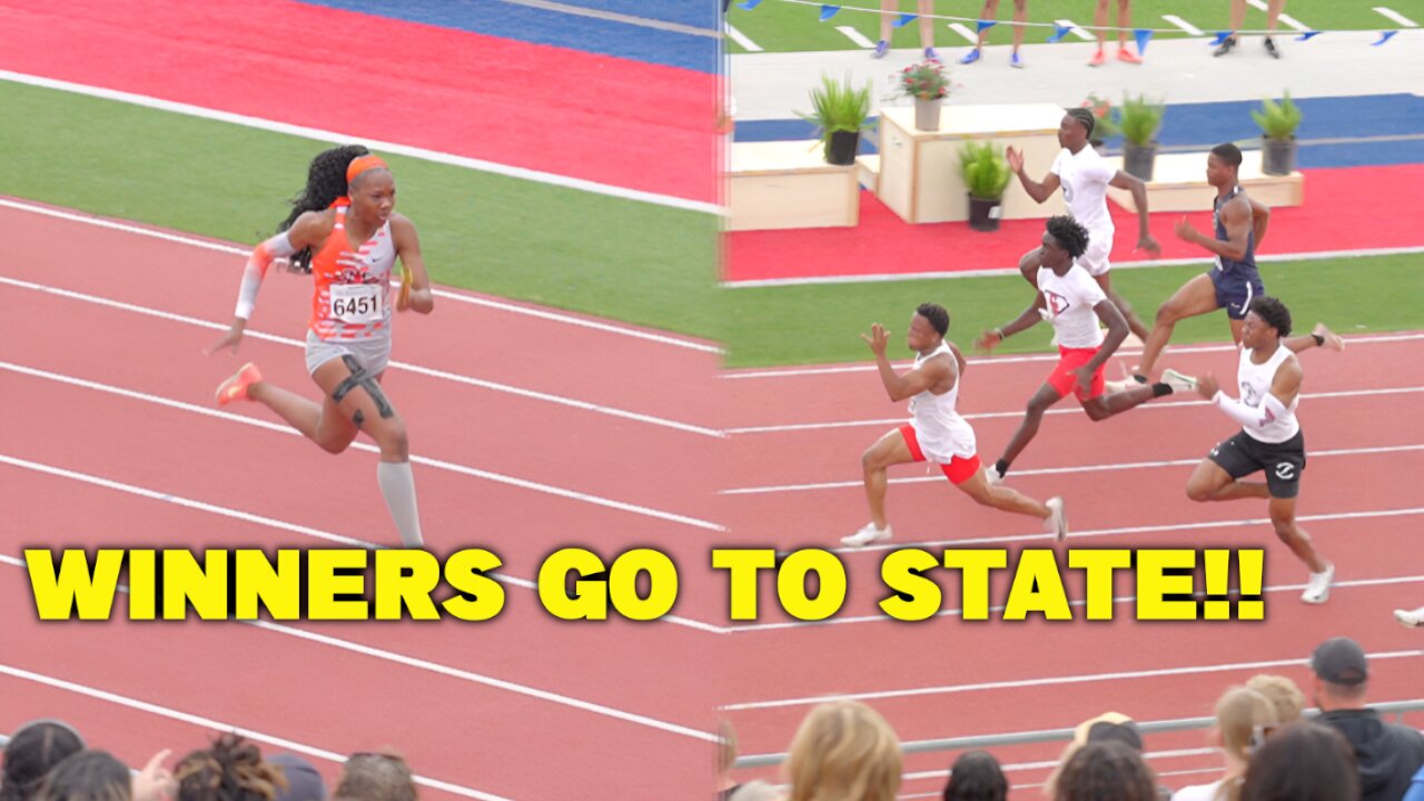 WINNERS GO TO STATE!! 6A Regional Meet 2025