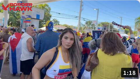 Venezuelans in Miami Celebrate Maduro's Ouster.