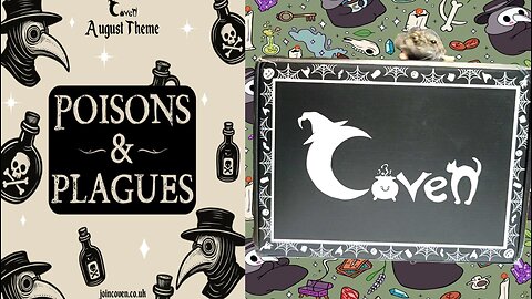 Coven Subscription Box - August 2025 - Poisons & Plagues Unboxing