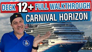 What’s On Deck 12 of Carnival Horizon? | Tall Man's Cruise Adventures