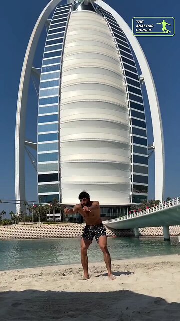 Vacation? Not for Arman Tsarukyan: Training at the Burj Al Arab!