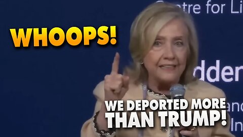 Hillary wanted to 1-UP Trump so bad, she F*CKED UP her entire party's immigration narrative 😂