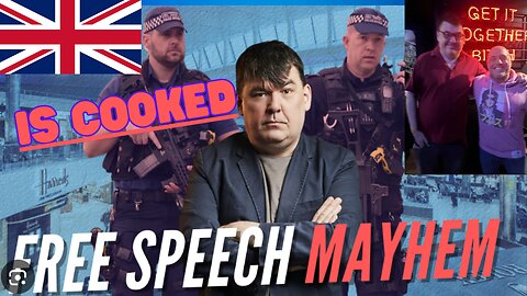 Comedian Graham Lineham Arrested for JOKE -- England is COOKED