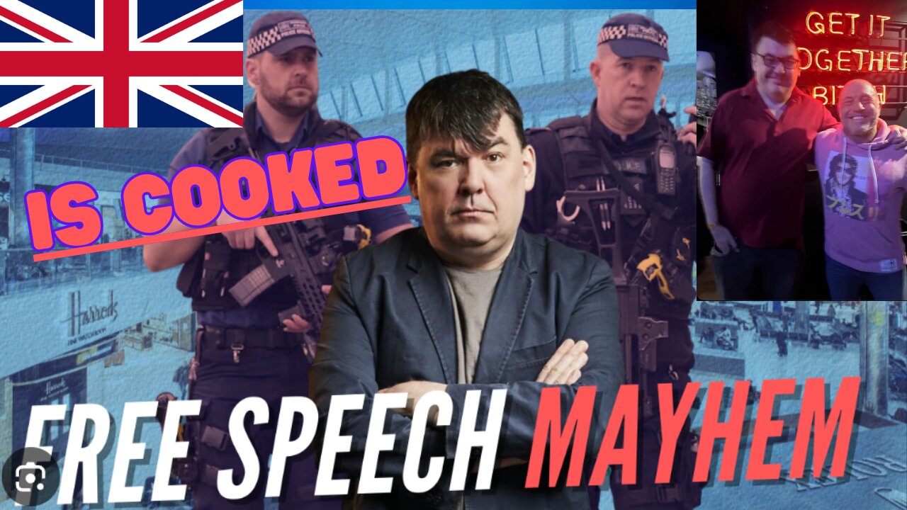 Comedian Graham Lineham Arrested for JOKE -- England is COOKED
