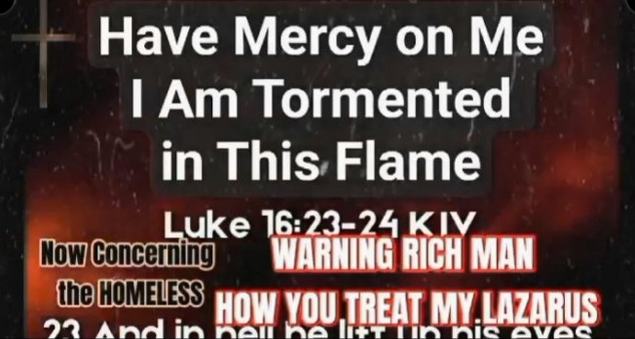 Concerning HOMELESS Warning Rich Man How You Treat My Lazarus #homeless #aware #luke #kj #now #news