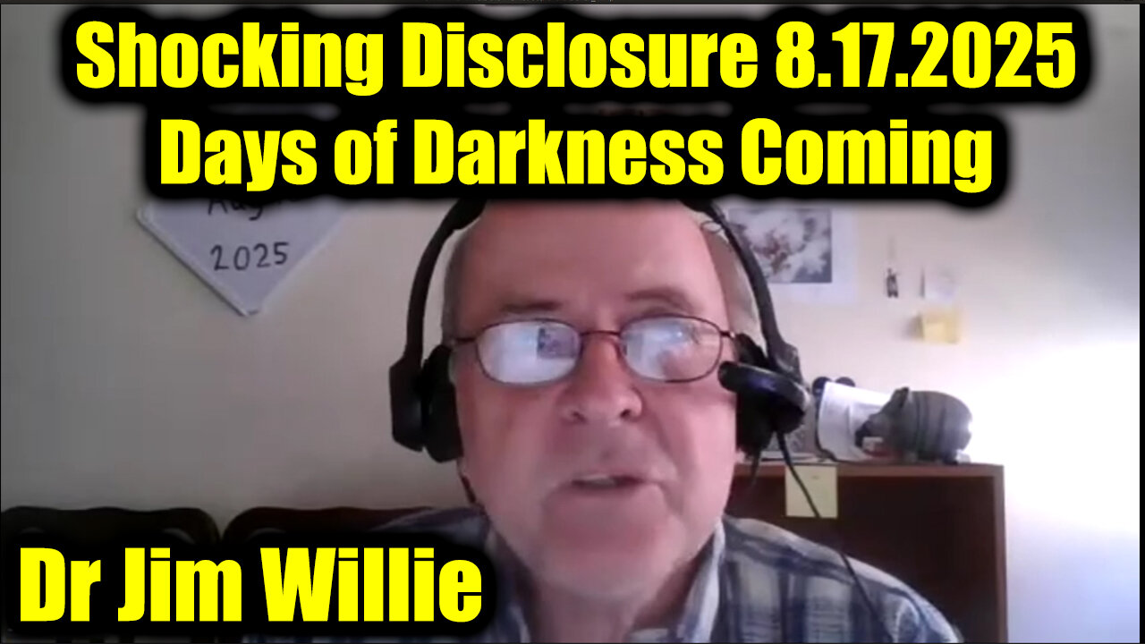 Days of Darkness Coming. 8-17-25-AT-2PM-CST-10T-EST #TRUTH