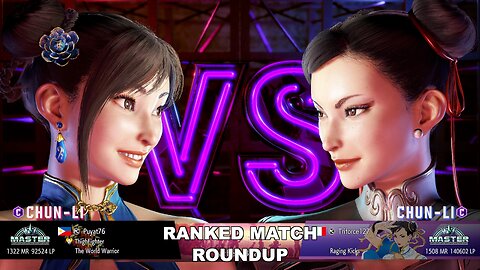 Kuya Kalbo SF6 Ranked Roundup. Chun Li Master Rank [Hori Fight Stick]