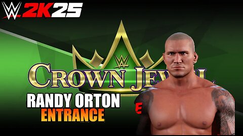 WWE 2k25 Randy Orton entrance at Crown Jewel arena