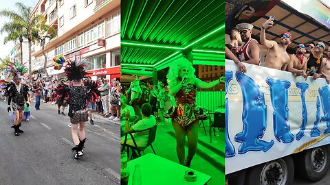Gay Pride Parade 🌈Torremolinos Spain LGBTQ+ Summer Festival Scenes