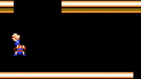 Mario Bros. || Mario loses a life and returns to the field