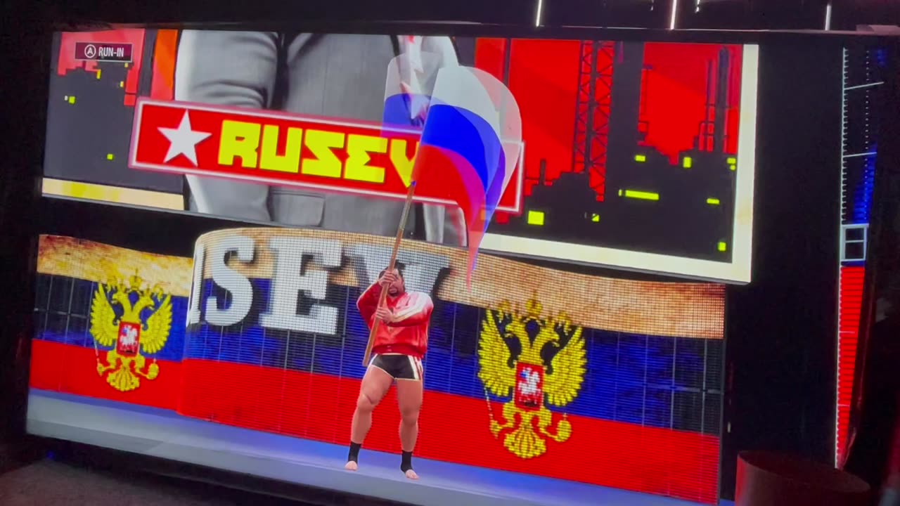 The Rock 01 Vs Rusev